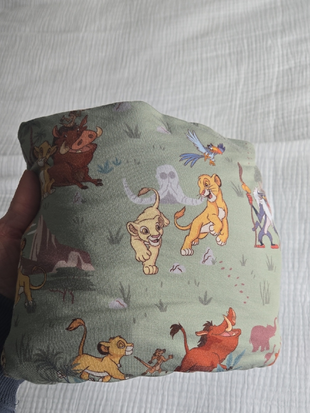 Little Sleepies Crib Sheet in Disney Simba's Safari